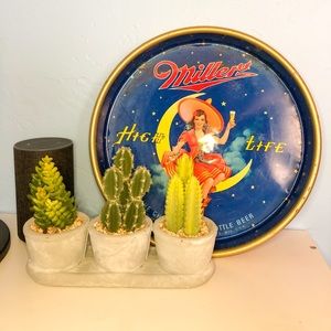 Miller highlife vintage beer tray